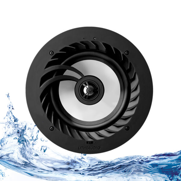 01557 Lithe Audio 6.5" 2-way Passive IP44 Ceiling Speaker (Single - Passive)
